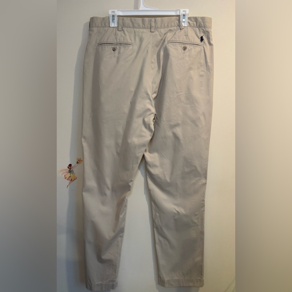 Polo Ralph Lauren Salinger Straight Fit Chino Pant Tan Size 38T/36 Cotton - Picture 4 of 15